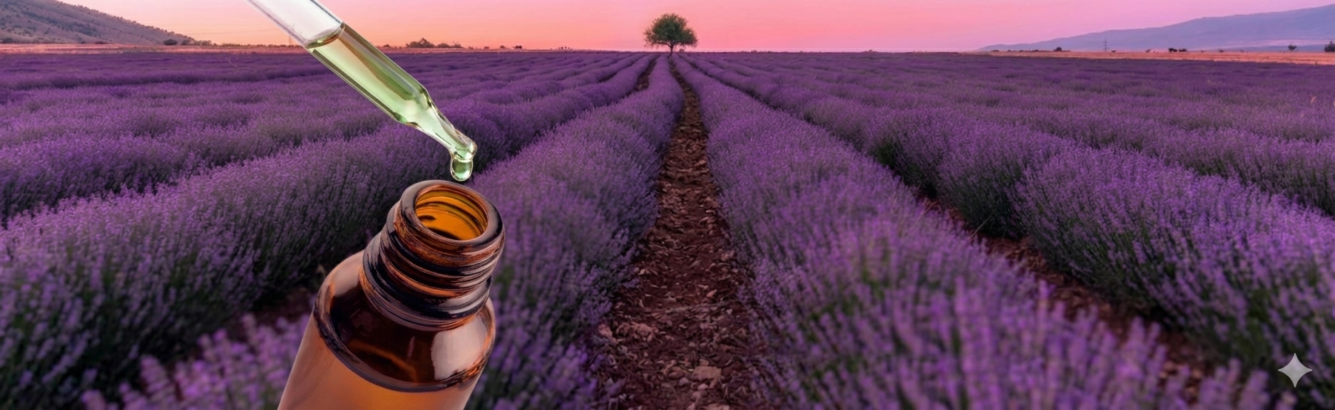 etherische olie en Lavendel