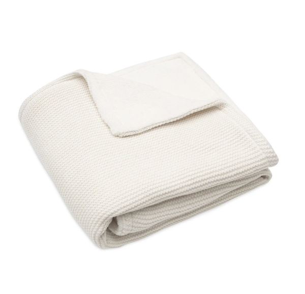 Jollein - Basic Knit Ivory + Fleece (75x100cm)