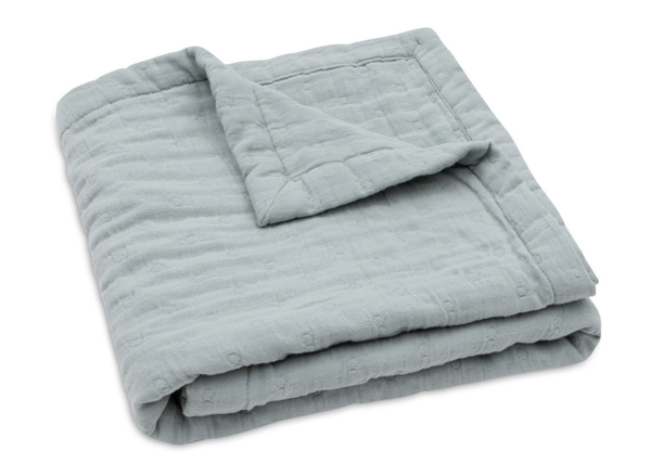 Jollein - Hydrofiele Jacquard Sea Green (75x100cm)