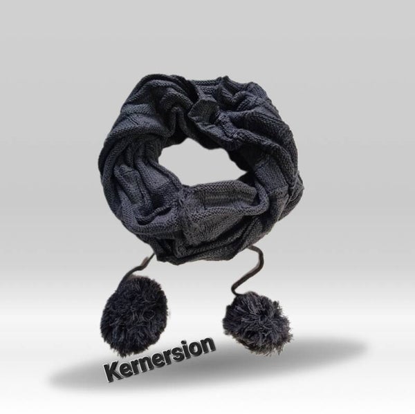 Damen Loop Schal grau