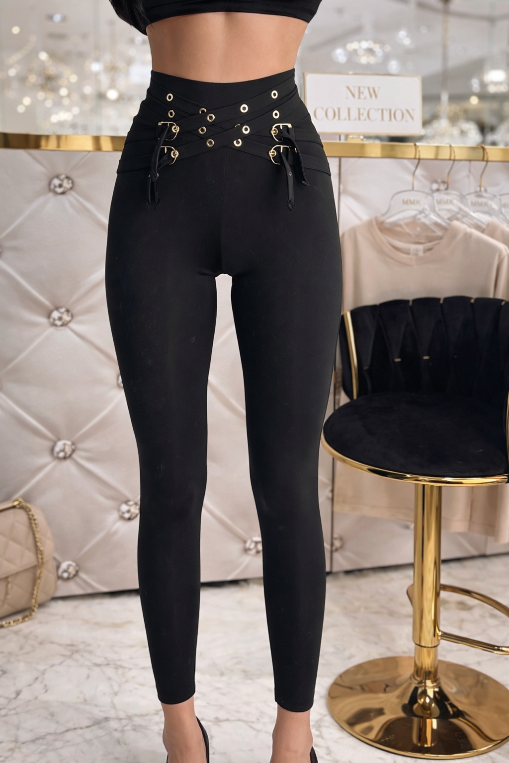 Legginsy z paskami