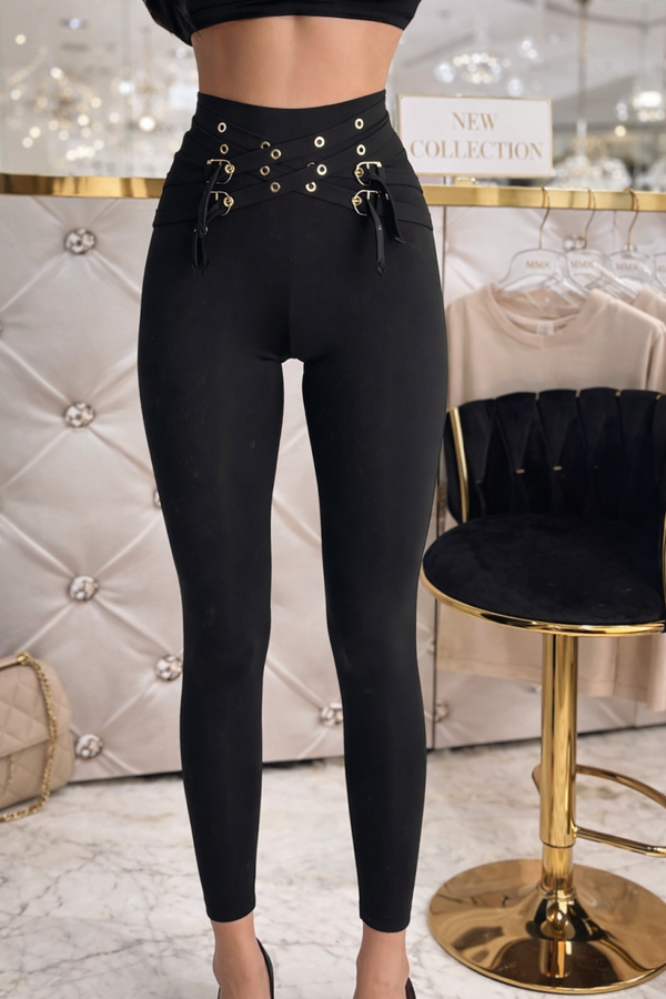 Legginsy z paskami