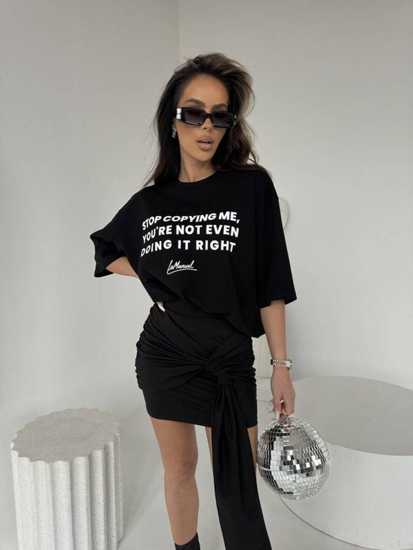 T-SHIRT LAMANUEL FURY CZARNY
