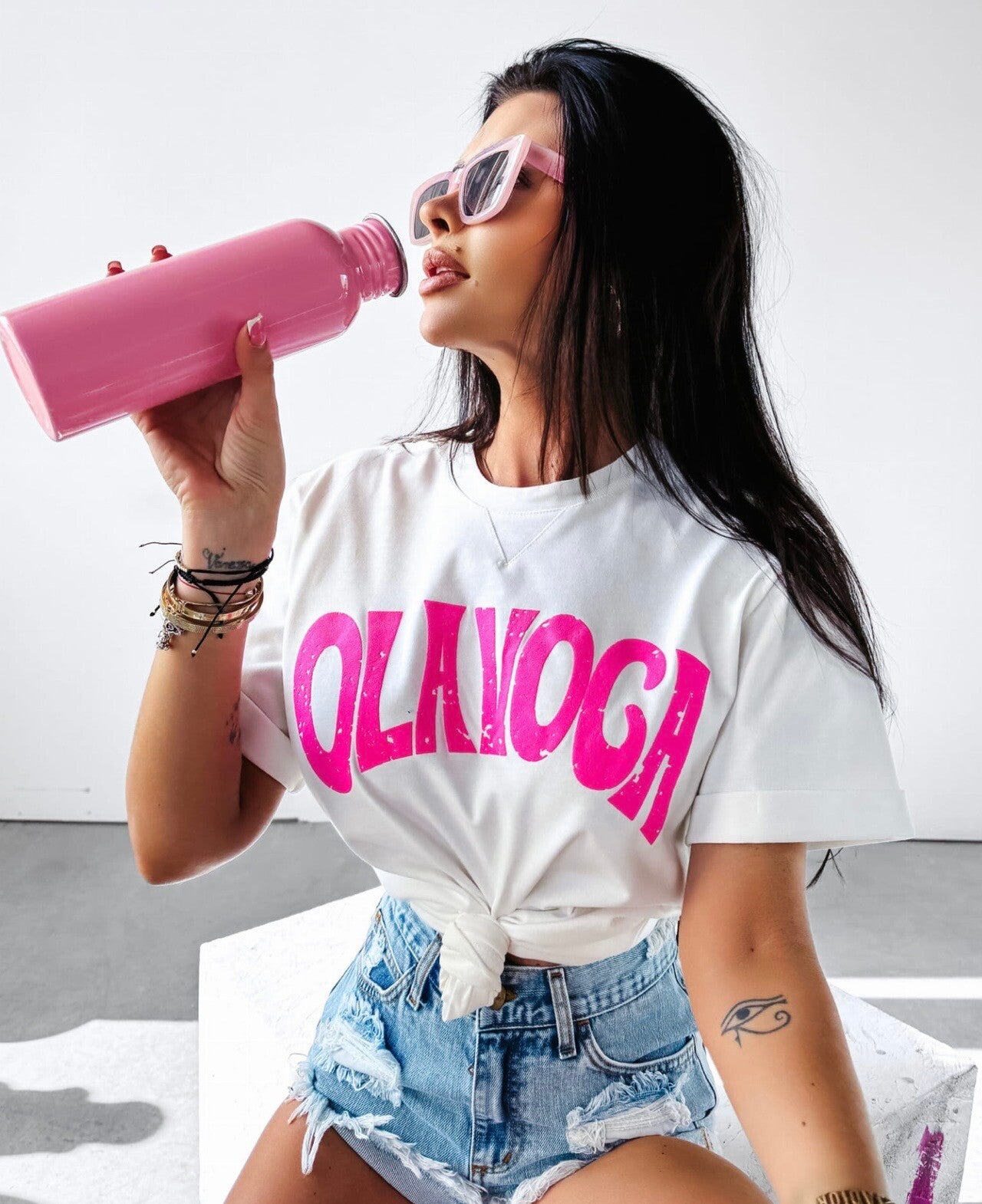 T-shirt Valencia biały M