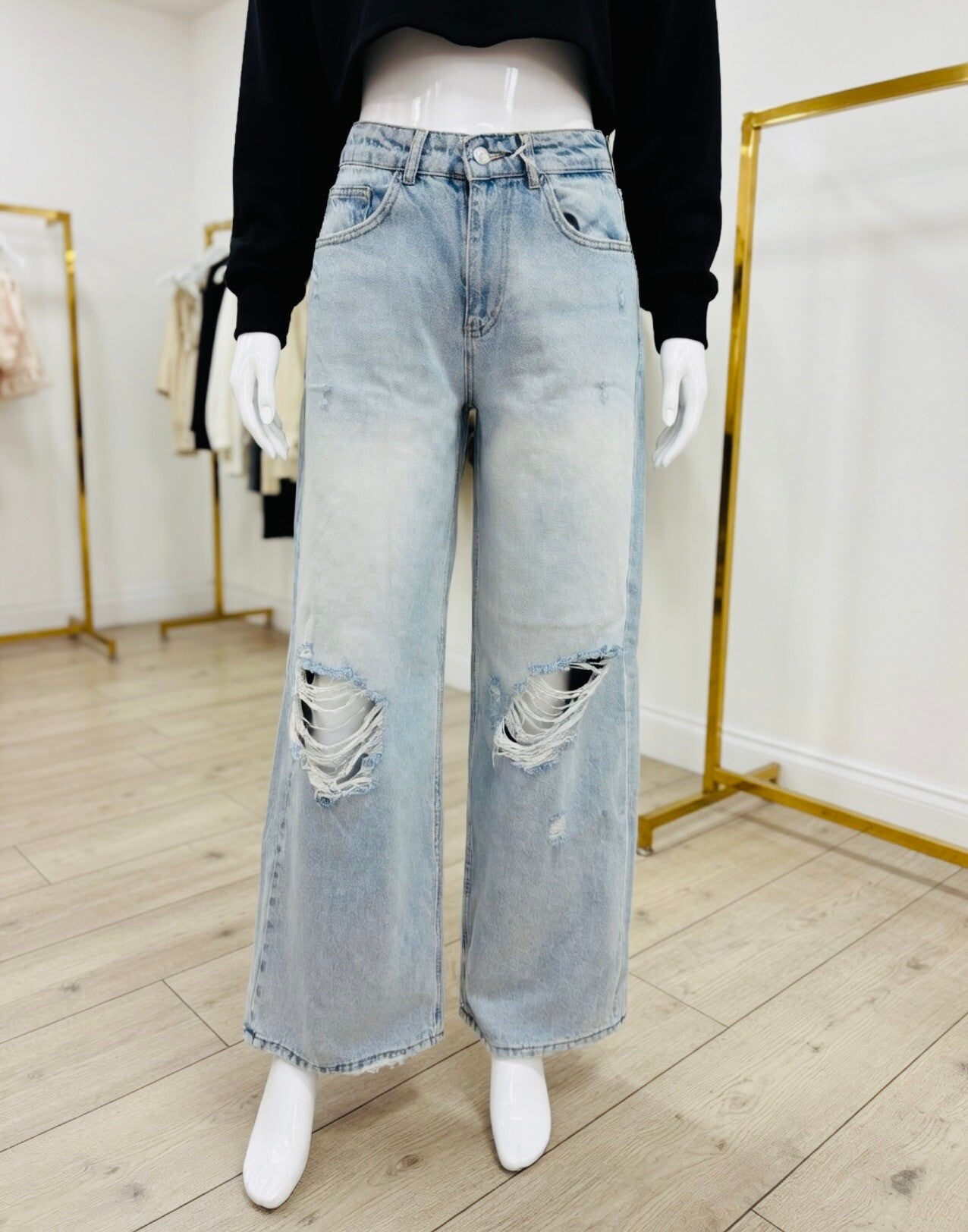 Jeansy baggy