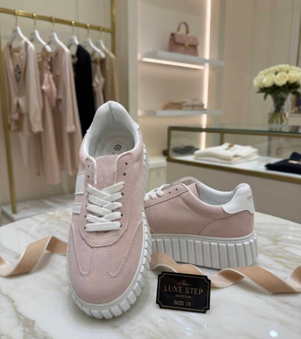 Sneakersy Puder Róż