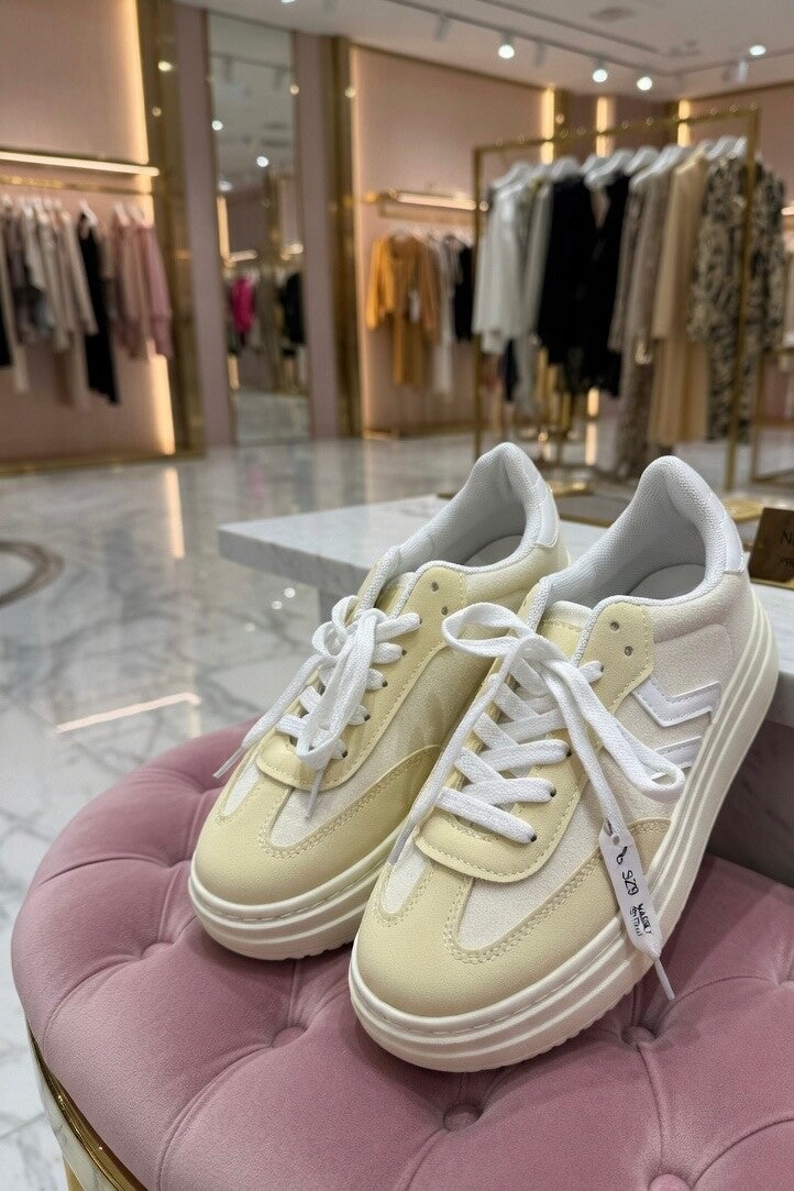 Sneakersy żółte