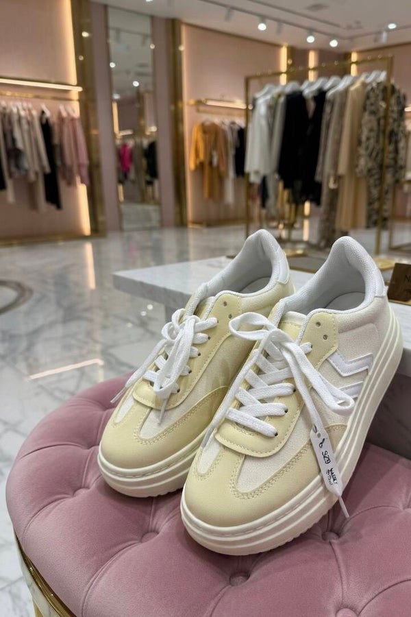 Sneakersy żółte