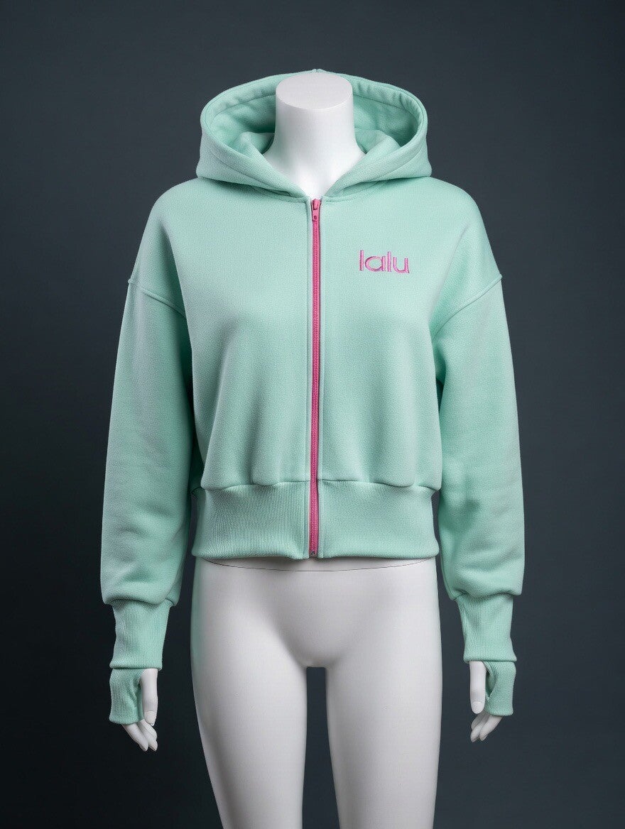 Bluza LaLu kaptur rozpinana