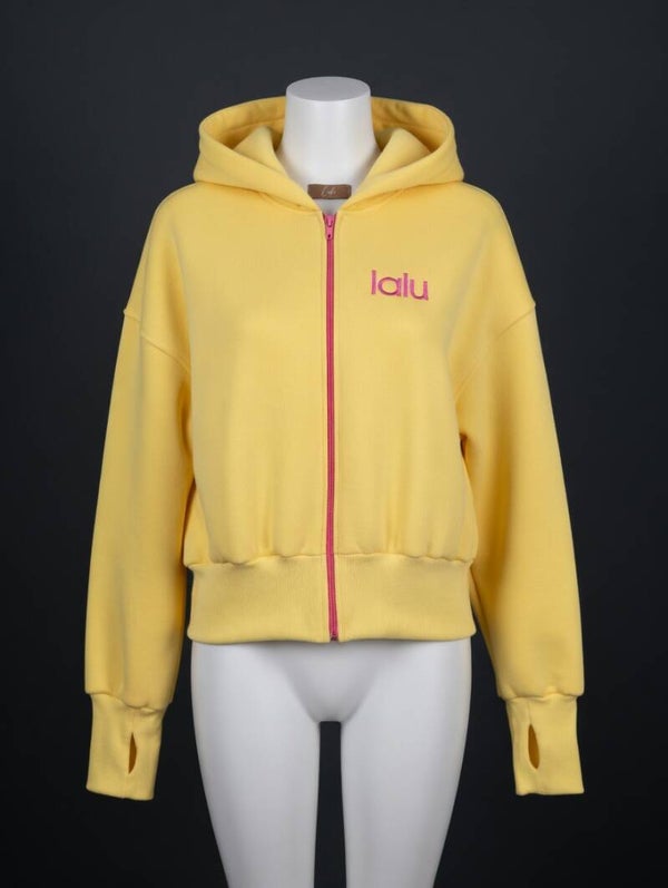 Bluza LaLu kaptur rozpinana