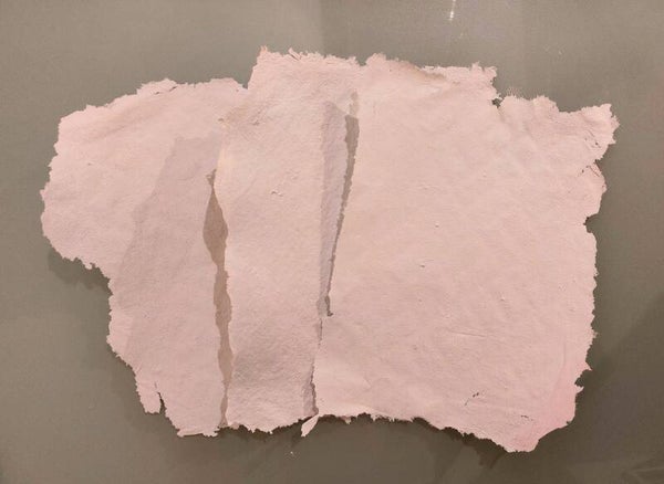 5 feuilles de papier fait maison