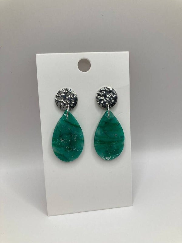 Galaxy drop - emerald green