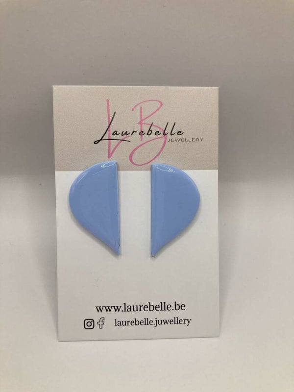 ILONA studs - hemelblauw