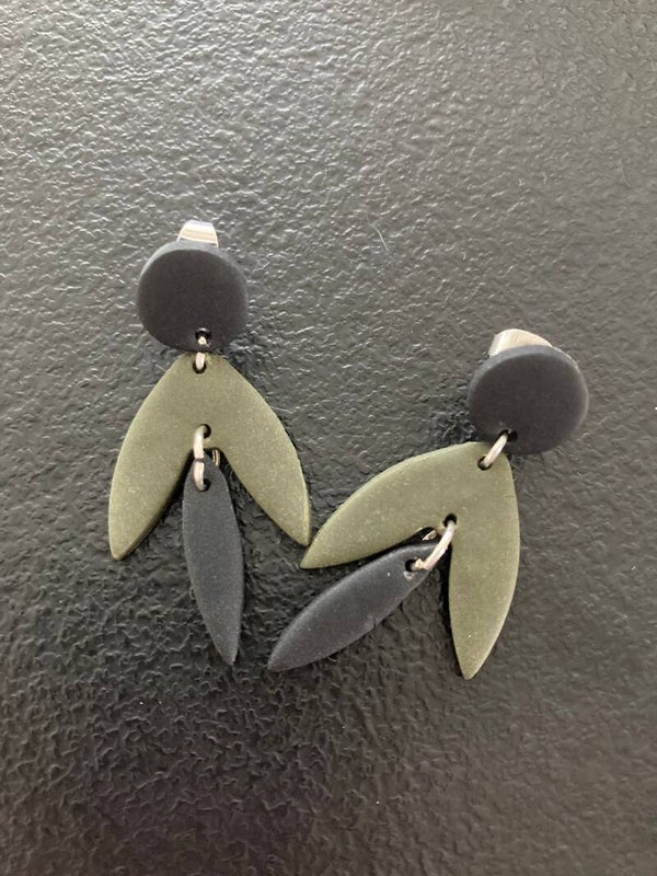 ELLA - kaki/zwart klein