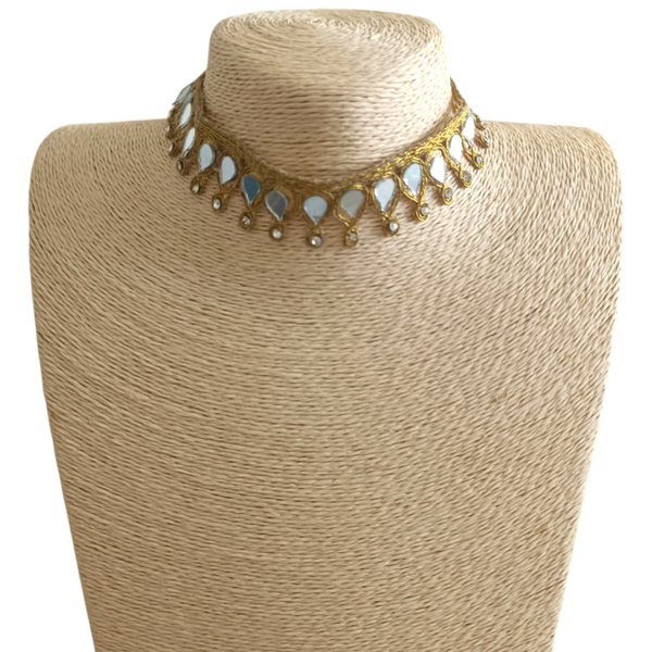CHOKER ESPEJOS LAGRIMA