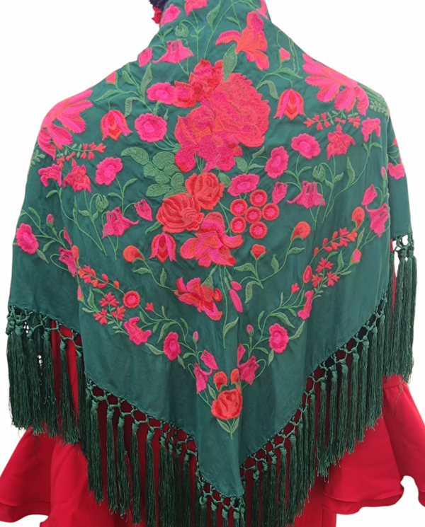 MANTON SOLEÁ SEDA CON BORLON