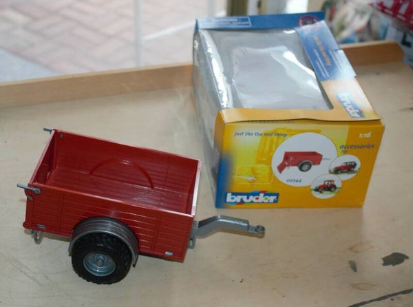Bruder 02244 - Ein Achshänger mit Profilreifen  RARITÄT!  OVP!