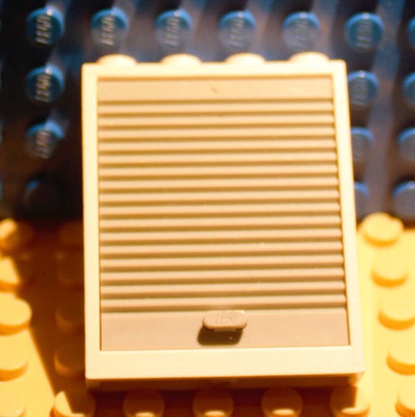 Lego Tor mit Rolltor Fenster Rahmen Jalousie 6154 6155 weiß / grau