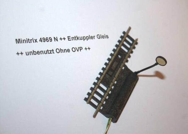 Trix Minitrix 4969 N ++ Entkuppler Gleis ++ Gebrauchter Artikel ohne OVP ++