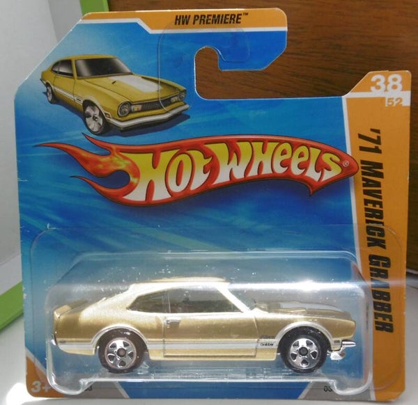 Hot Wheels ’71 Maverick Grabber – HW Premiere – Gold – 38/52