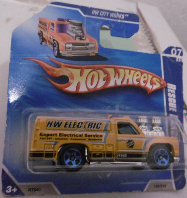 Hot Wheels Rescue Ranger – HW City Works 7/10 – 2010 – R7540 – HW Electric