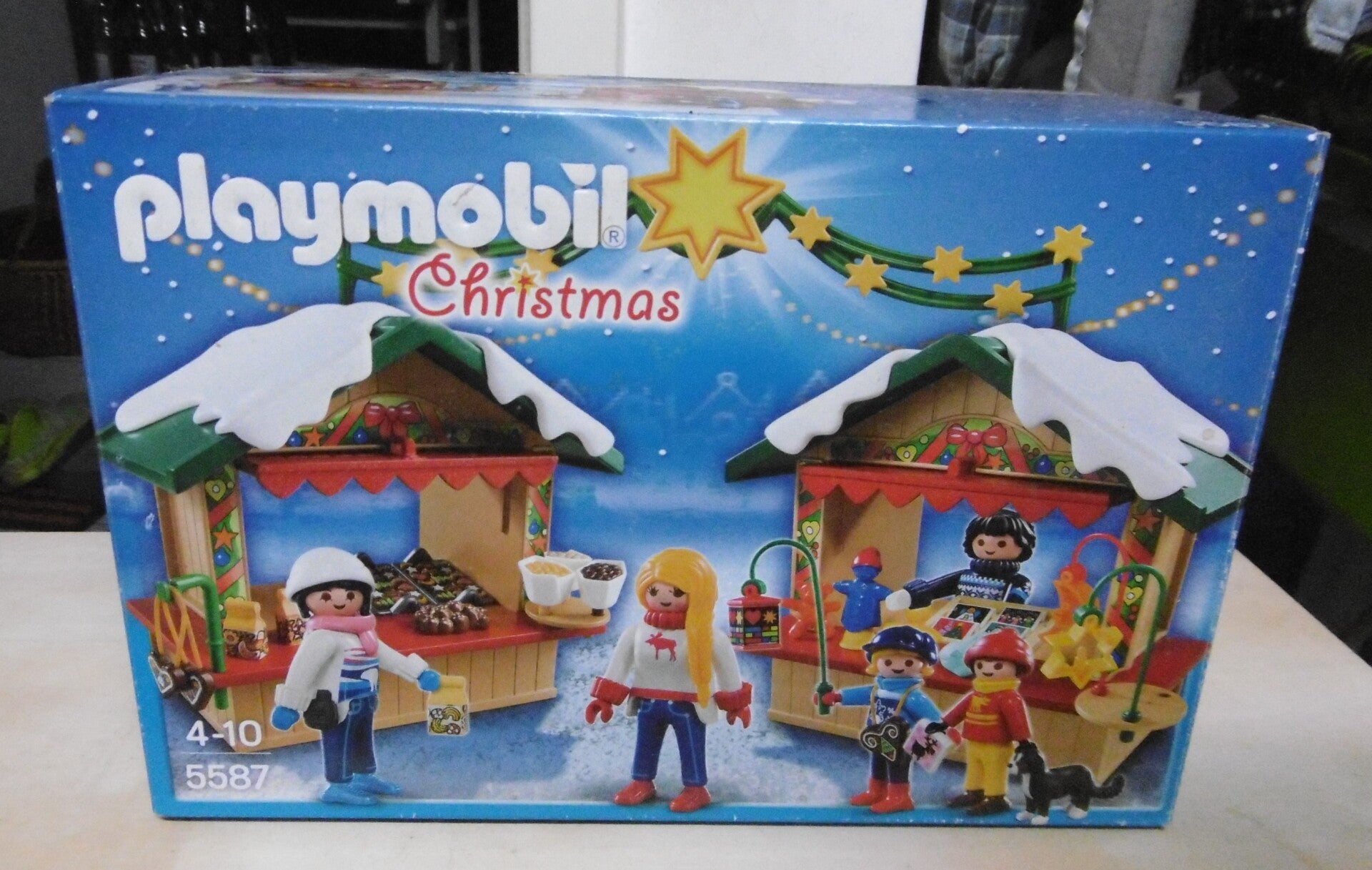 Playmobil Christmas Set: 5587 Weihnachtsmarkt + Extras in OVP *Unvollständig*