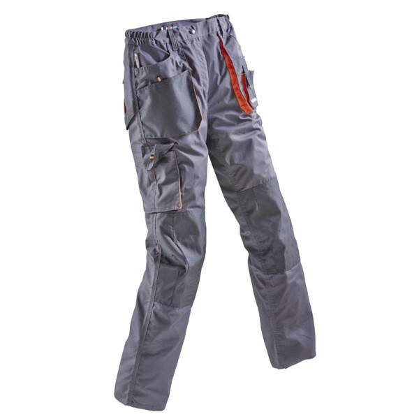 Terrax Werkbroek 3230-6310 kleur grijs/oranje