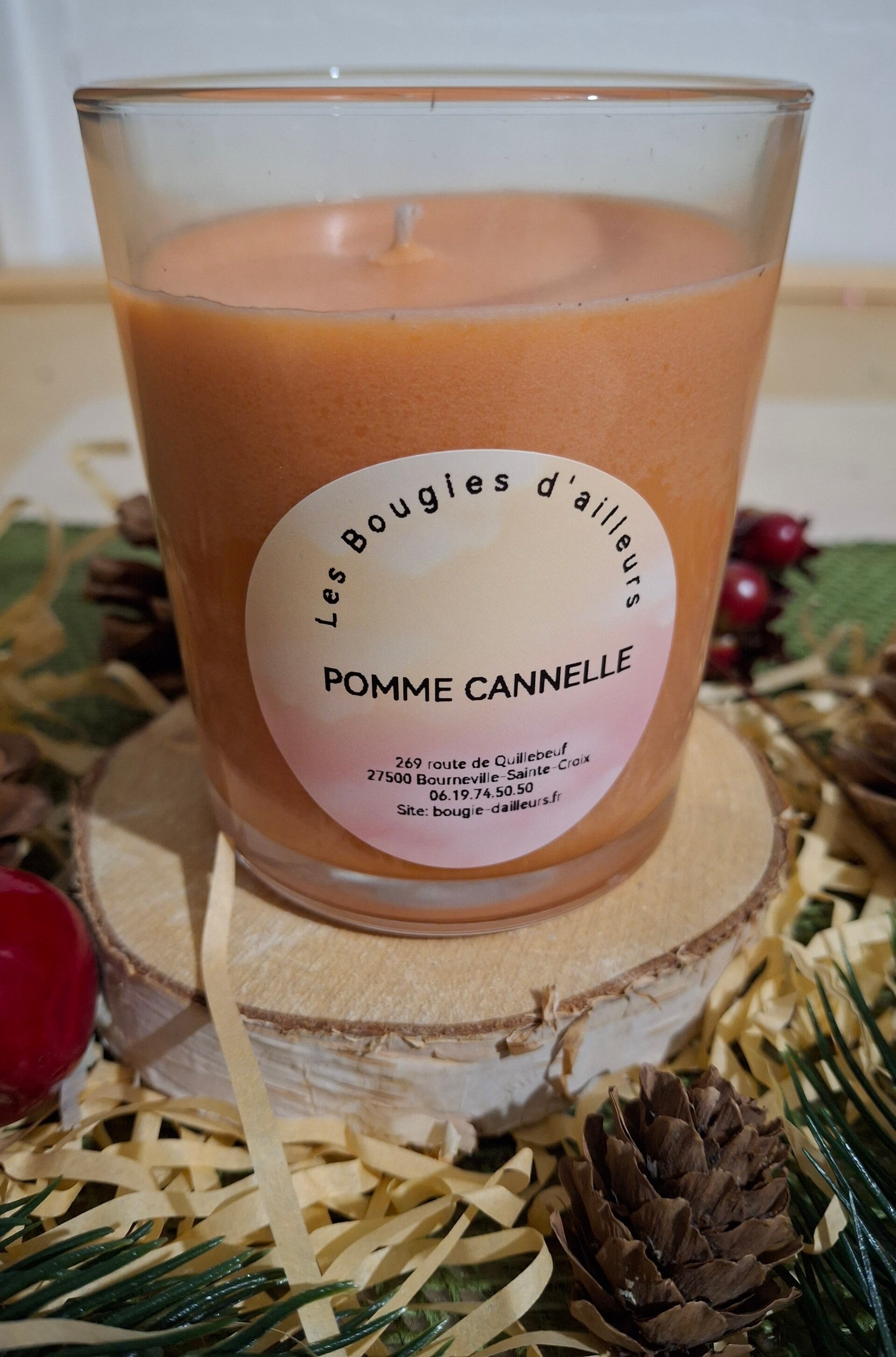 Bougie Pomme Cannelle