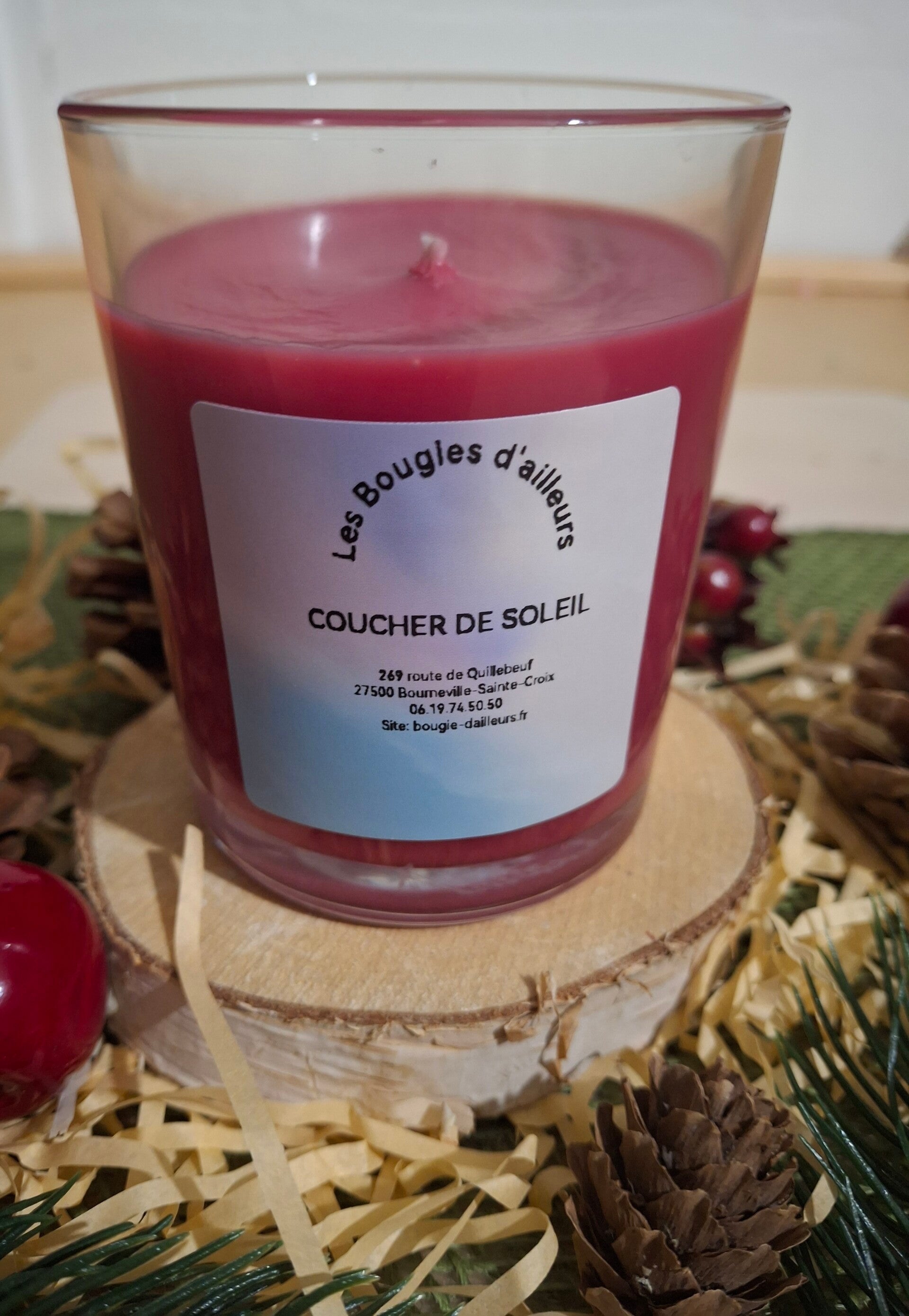 Bougie Coucher de soleil