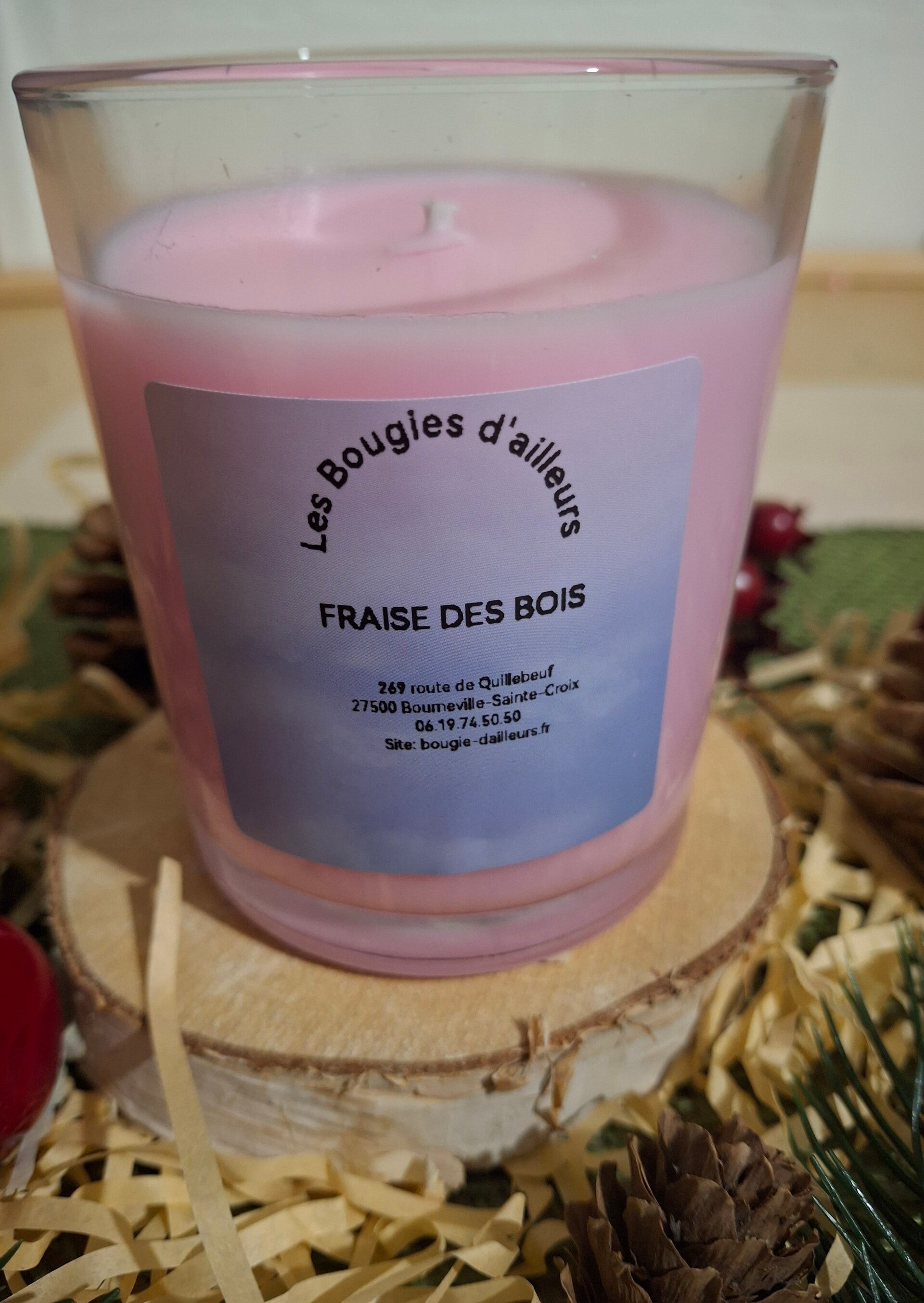 Bougie Fraise des bois