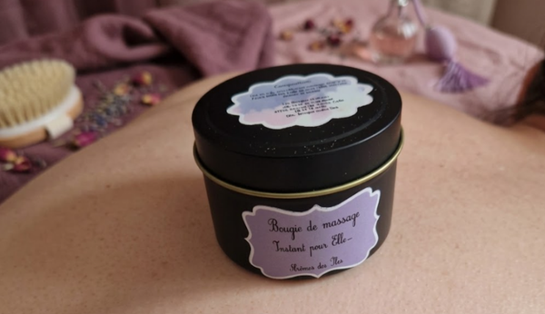 Bougie de massage pour Elle au Monoï des Iles
