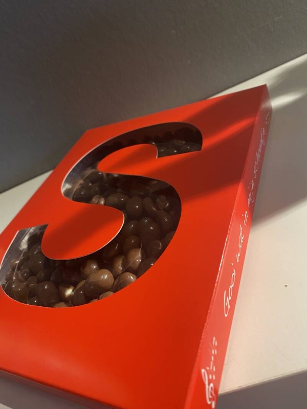 Chocolade pinda letter