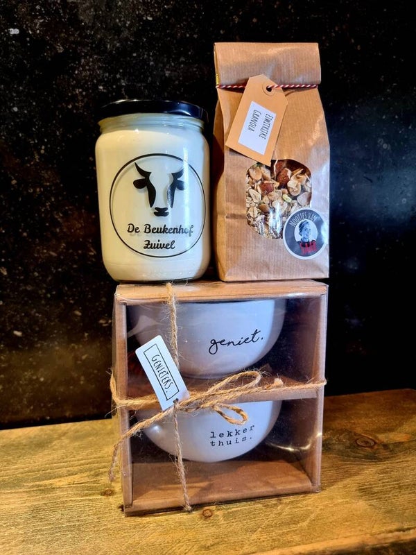 Bakjes met granola (zonder yoghurt)