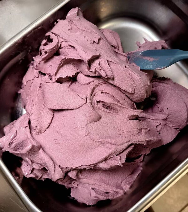 Glace fermière cassis pot