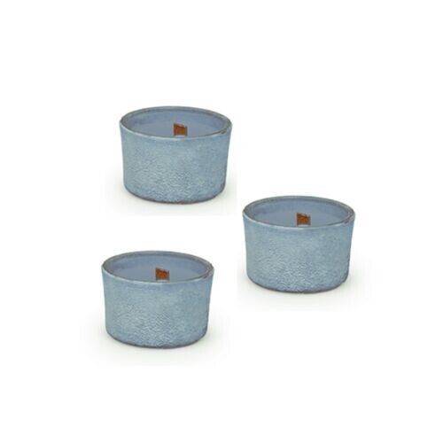 Geurkaarsje frosted verschillende kleuren