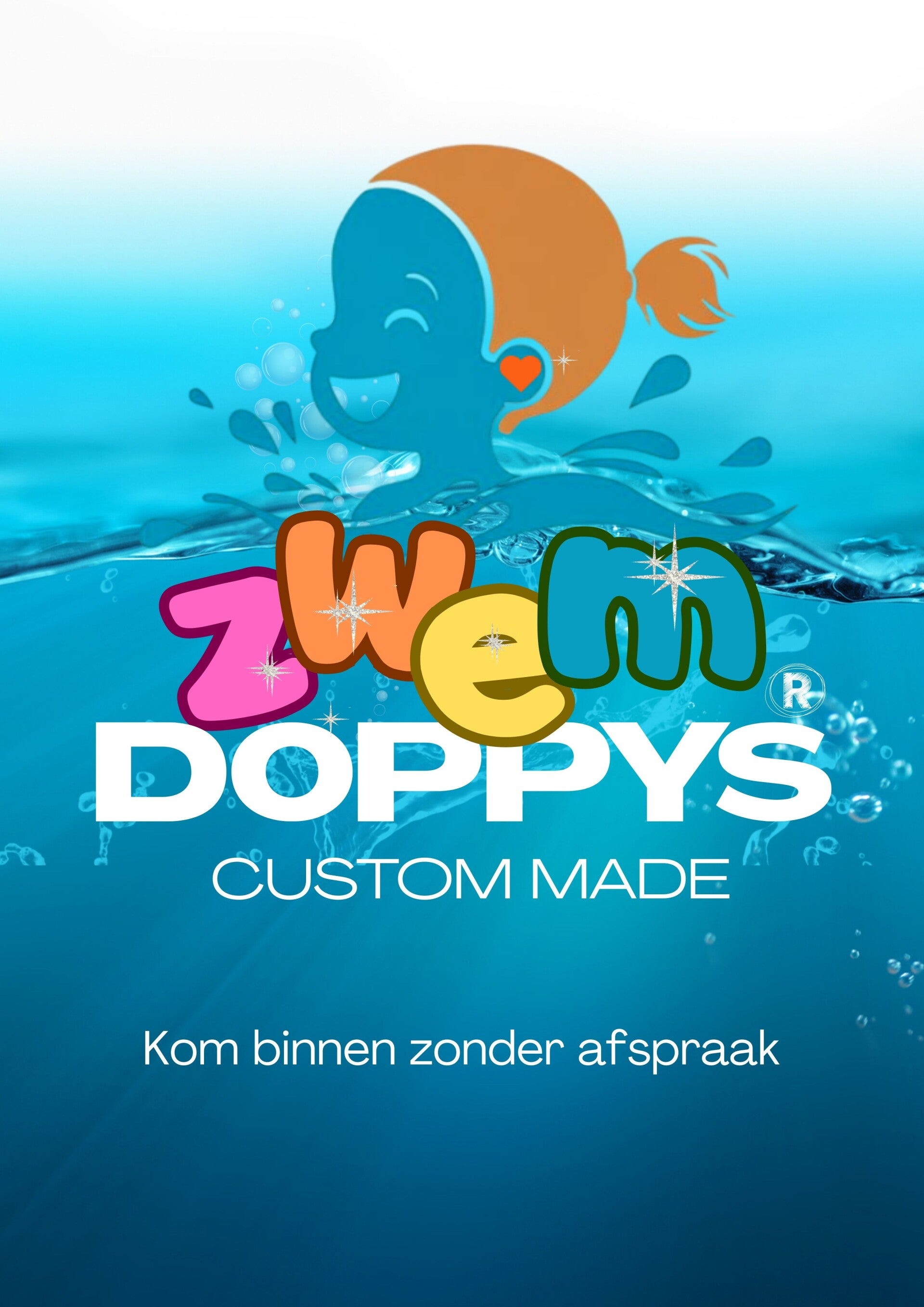 Zelfgemaakte zwemdoppen op maat voor kinderen in de werkplaats van Doppys Hilversum