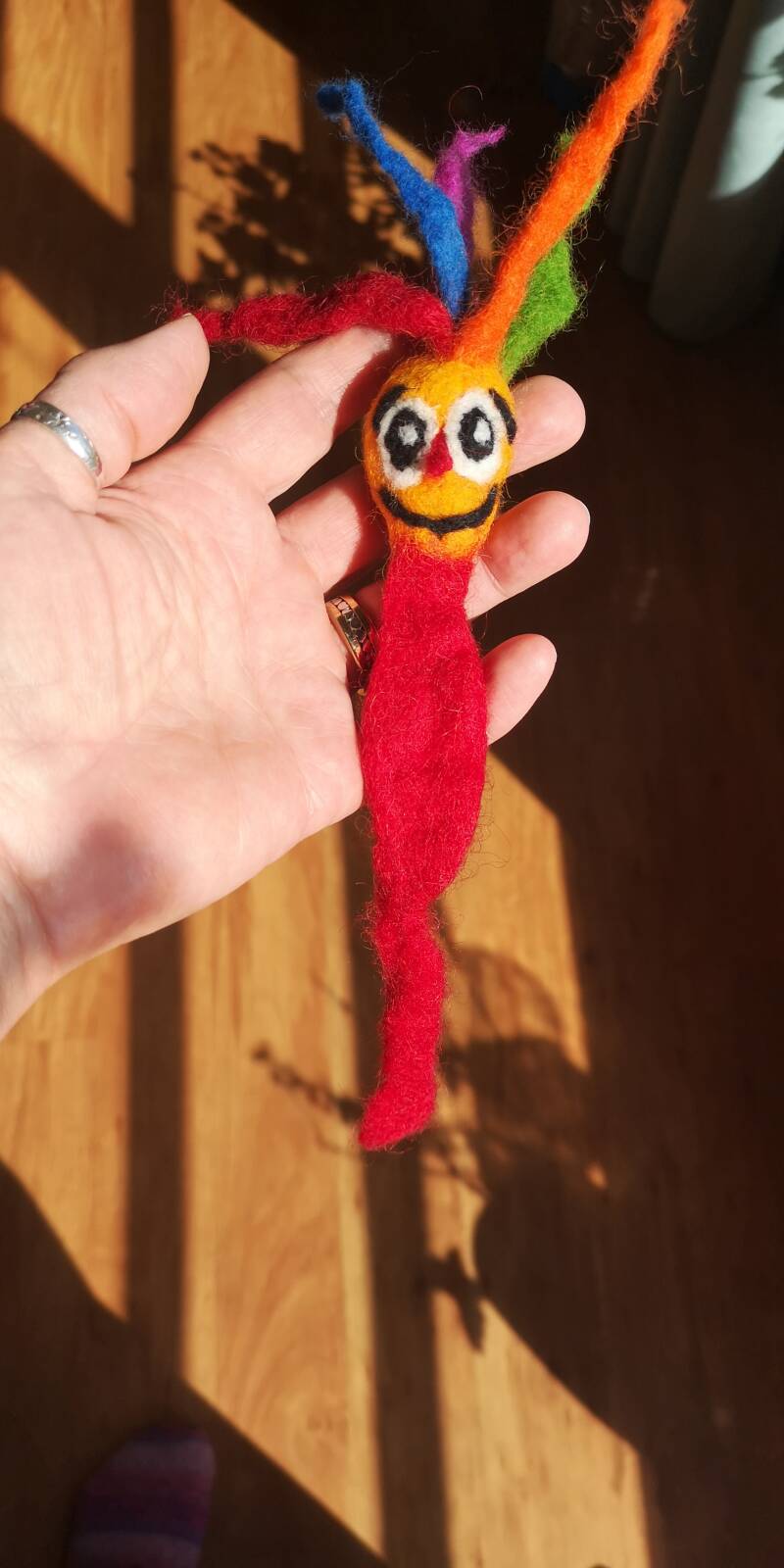 Lesezeichen aus Filz