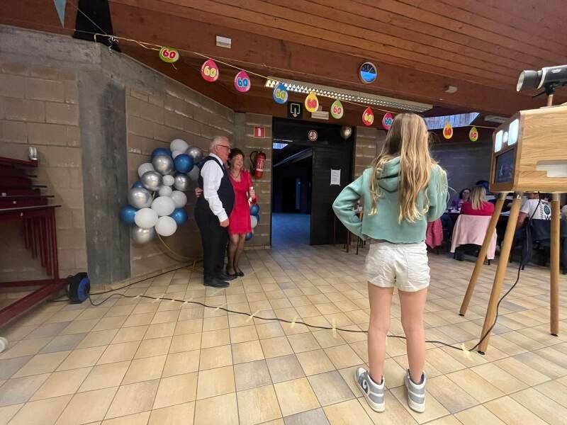 Photobooth huren met Canon camera en directe prints op een bruiloft of feest in waregem