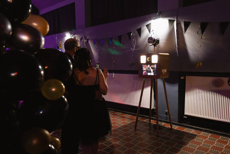 Photobooth huren met Canon camera en directe prints op een bruiloft of feest in waregem