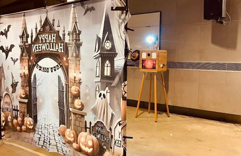 Photobooth huren met Canon camera en directe prints op een bruiloft of feest in waregem