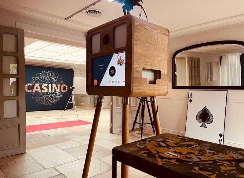 Photobooth huren met Canon camera en directe prints op een bruiloft of feest in waregem