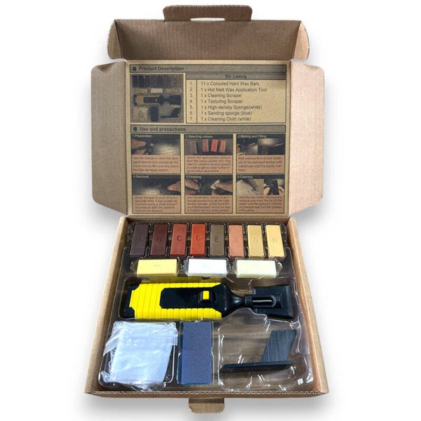 Wood Floor Hard Wax Scratch & Dent Repair Kit (batteries not included)