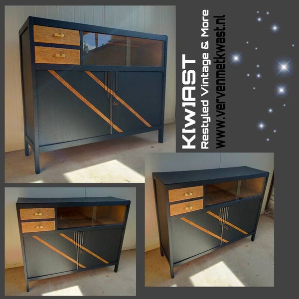 Dressoir Art Deco Black