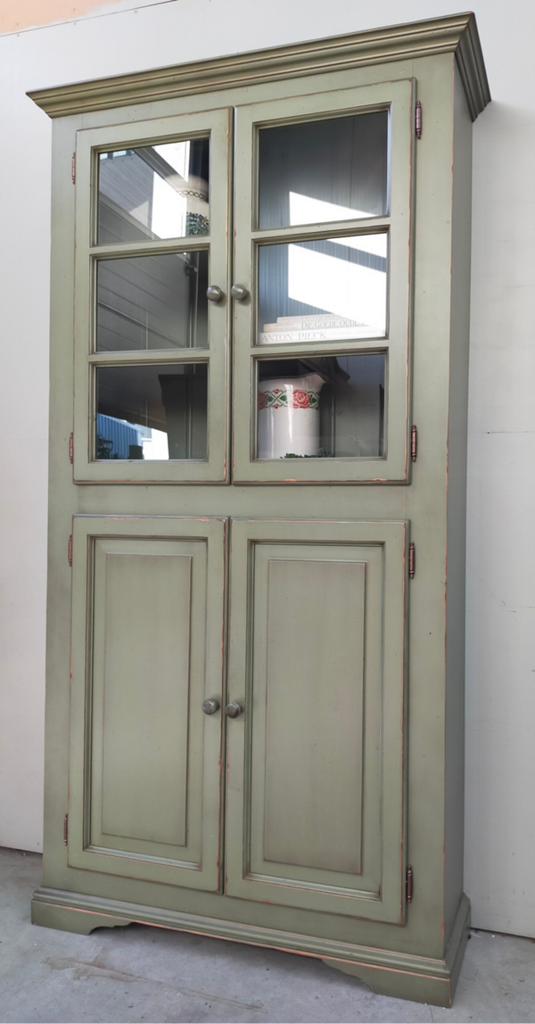 Vitrinekast Vintage Green