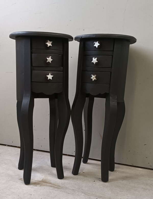 Set Nachtkastjes Coal Black