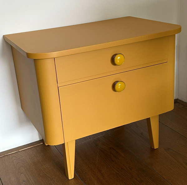 Klepkastje / Nachtkastje Mustard