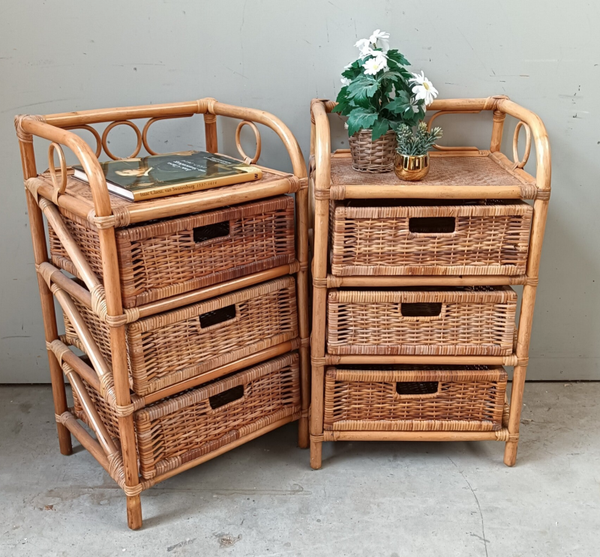 Set Nachtkastjes Bohemien Bamboe