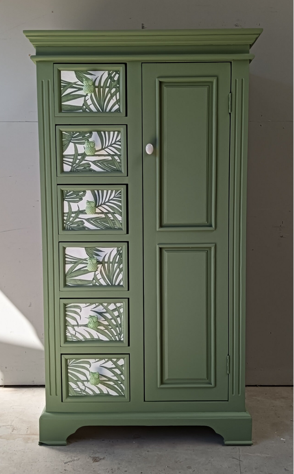 Wandkast / Spek Kast Palm Groen