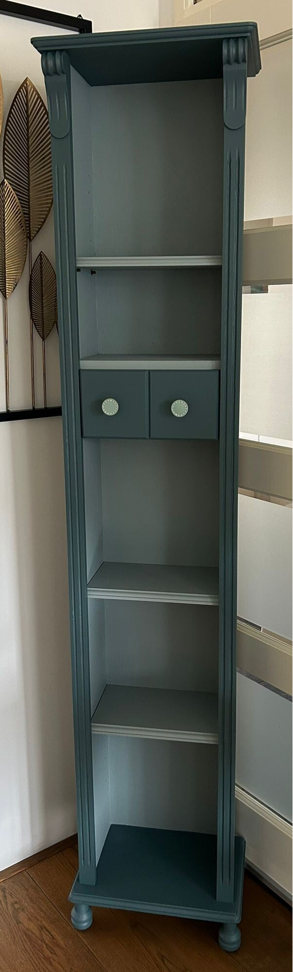 Boekenkastje Dubbel Blauw