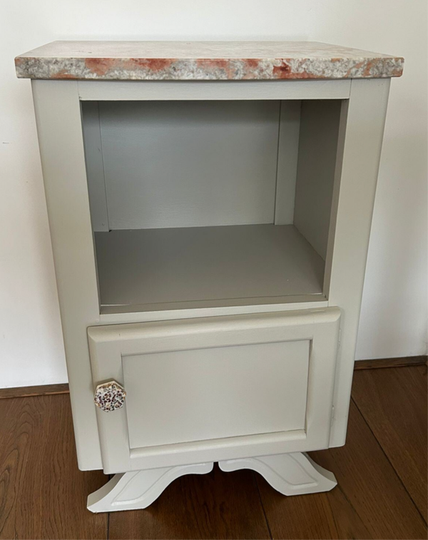 Wandkastje / Nachtkastje Marmer Putty